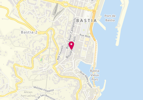 Plan de Ephelia, 8 Place Fontaine Neuve, 20200 Bastia