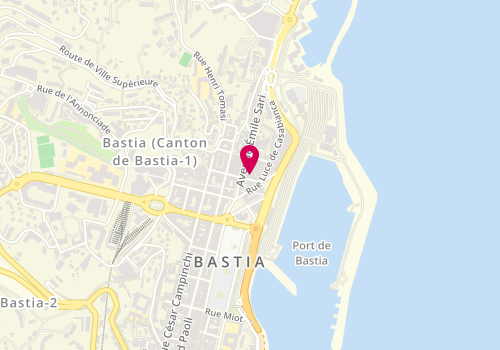 Plan de Le Centre Spa, 2 Rue Notre Dame de Lourdes, 20200 Bastia
