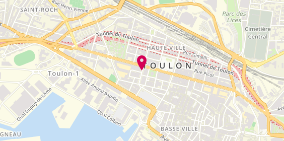 Plan de Emmanuelle Gallo l'Institut, 12 Avenue Jean Moulin le Palais Vauban, 83000 Toulon