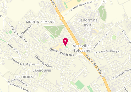 Plan de Esthetic Center, 1 Route de Narbonne, 31320 Auzeville-Tolosane