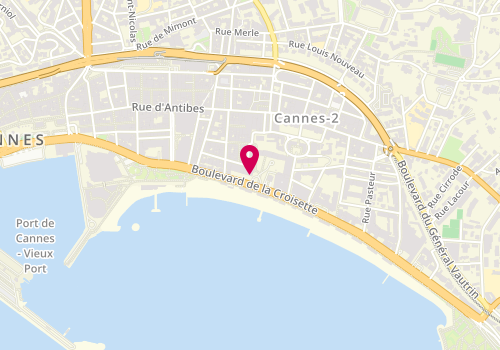Plan de Beauty Cannes, 45 Boulevard de la Croisette, 06400 Cannes