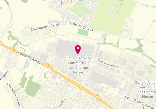 Plan de Centre de Beaute Yves Rocher, 5 Allée des Champs Pinsons Centre Commercial Leclerc, 31650 Saint-Orens-de-Gameville