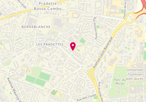 Plan de Laetitia JEANTIEU - Énergéticienne Reiki - Massage - Tantra, 37 Rue Jacques-Jean Esquie, 31100 Toulouse