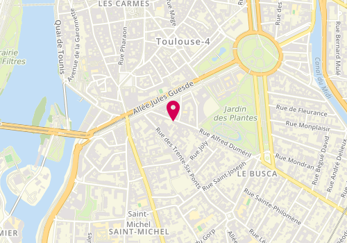 Plan de Esthetica Bio Marine, 30 Rue Alfred Dumeril, 31400 Toulouse