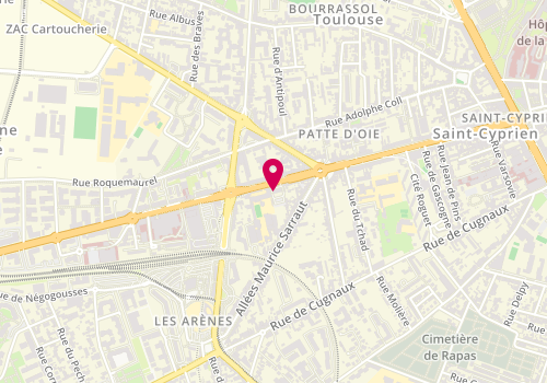 Plan de SAS Institut Caramel, 23 avenue de Lombez, 31300 Toulouse