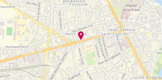 Plan de Beauty House, 66 Bis Avenue Etienne Billieres, 31300 Toulouse