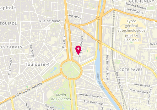 Plan de Corinne Beauty Factory, 3 Rue des Potiers, 31000 Toulouse