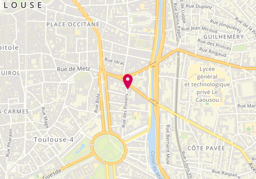 Plan de Reelax Institut, 40 Rue des Potiers, 31000 Toulouse