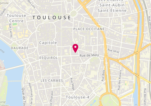 Plan de Simone Mahler, 25 Rue Boulbonne, 31000 Toulouse