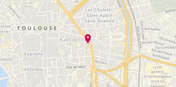 Plan de Atelier du Sourcil, 43 Boulevard Lazare Carnot, 31000 Toulouse