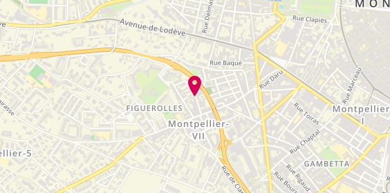 Plan de CABIRO Sophie, 13 Rue Reynes, 34070 Montpellier