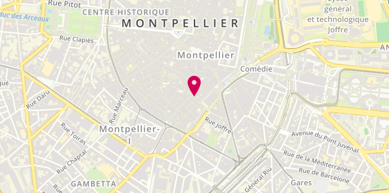 Plan de Aux Plaisirs de l'opéra, 3 Rue du Cygne, 34000 Montpellier