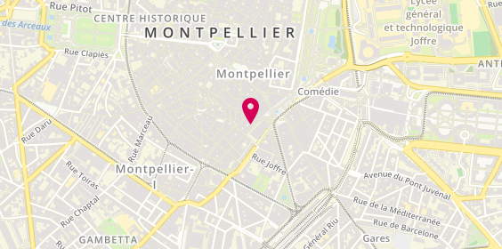 Plan de Aux Beautés de l'opéra, 6 Rue des Étuves, 34000 Montpellier