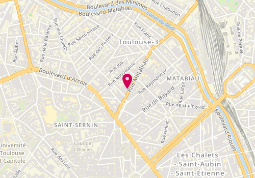 Plan de Mademoiselle Relax Jeanne d'Arc, 5 Rue Matabiau, 31000 Toulouse