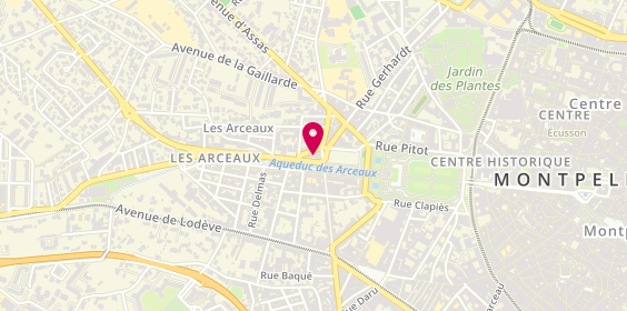 Plan de Centre de Beaute des Arceaux Sybille, 4 Boulevard des Arceaux, 34000 Montpellier