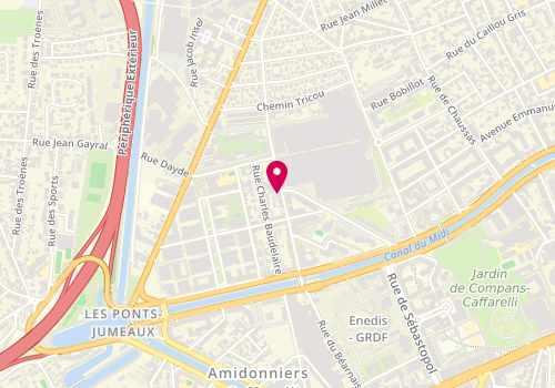 Plan de Centre Eloha, 43 Rue Roland Garros, 31200 Toulouse