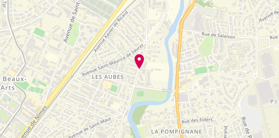 Plan de Les Rituels d'Ô, 1110 avenue de Saint-Maur, 34000 Montpellier