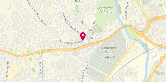 Plan de ASTRUC Catherine, 17 Rue Philippe Castan, 34090 Montpellier
