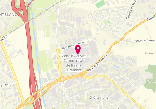 Plan de Centre de Beauté Yves Rocher, Centre Commercial Gramont
2 chemin de Gabardie, 31200 Toulouse