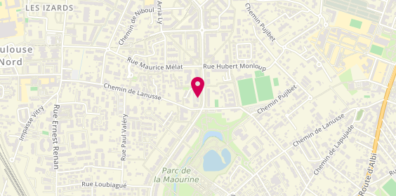 Plan de DESCOUS Agnès, 31 avenue Maurice Bourgès-Maunoury, 31200 Toulouse