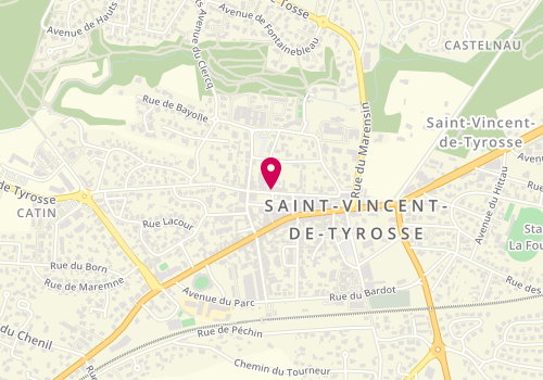 Plan de Flo Escale Beaute, 40 Avenue Côte d'Argent, 40230 Saint-Vincent-de-Tyrosse