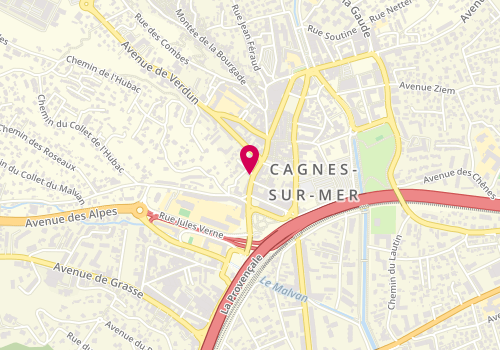Plan de Guinot Institut Paris, 69 avenue de la Gare, 06800 Cagnes-sur-Mer