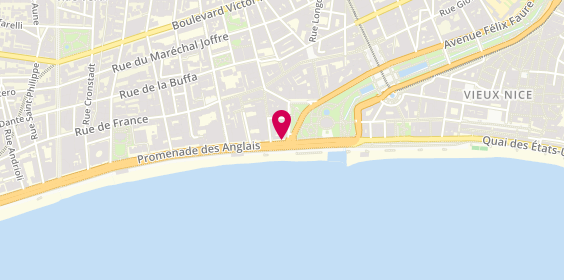 Plan de Accueil Beauté Spa Meridien, 1 promenade des Anglais Hôtel Méridien, 06000 Nice