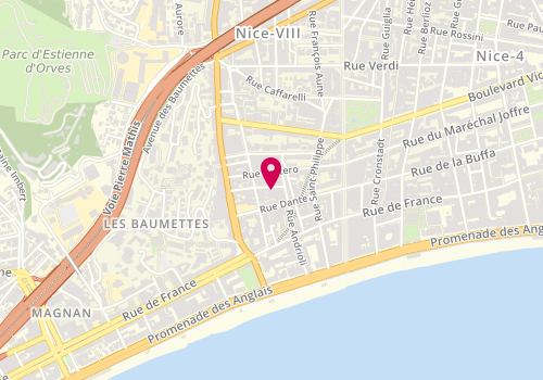 Plan de Centre de sante naturelle Gerard ohayon SAS, 3 Rue Alexis Mossa, 06000 Nice