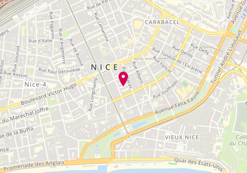 Plan de Nice & Spa, 1 Rue Voltaire, 06000 Nice