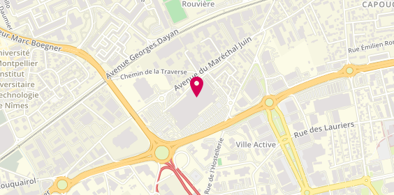 Plan de Centre de Beaute Yves Rocher, 116 Rue André Dupont, 30900 Nîmes