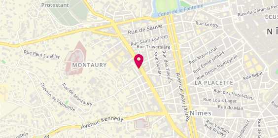 Plan de Bleu Beauté, 37 avenue Georges Pompidou, 30900 Nîmes