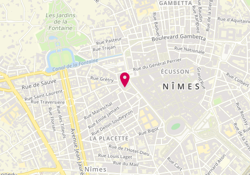 Plan de L'Edelweiss, 4 place Questel, 30900 Nîmes