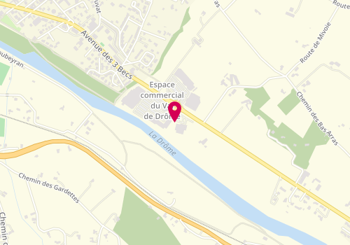 Plan de Passion Beauté, Centre Commercial Intermarché Route Crest, 26400 Aouste-sur-Sye