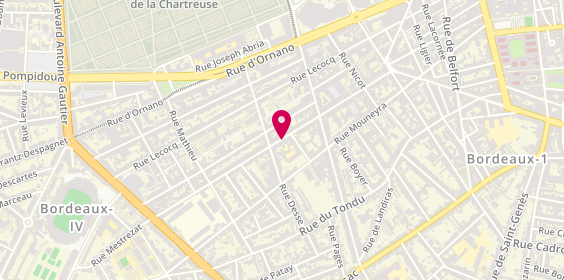 Plan de Bodyhit, 88 Rue Jean Renaud Dandicolle, 33000 Bordeaux