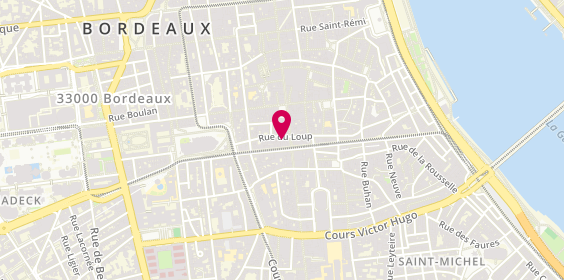 Plan de Body'minute Nail'minute, 58 Rue du Loup, 33000 Bordeaux