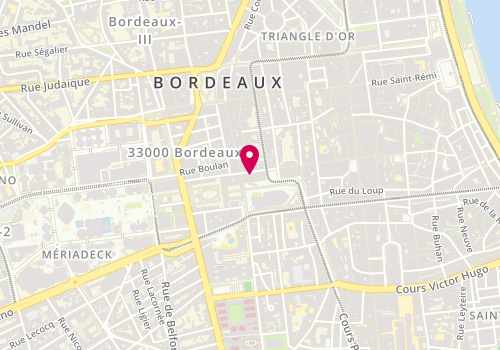 Plan de L'Atelier du Sourcil, 78 Rue des 3 -Conils, 33000 Bordeaux