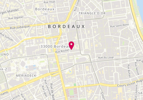 Plan de Institut Beauté Mer Morte Massage Bordeaux, 71 Rue des Remparts, 33000 Bordeaux