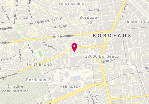 Plan de Zoé Beauty, Les Jardins de Gambetta
74 Rue Georges Bonnac Tour 5, 33000 Bordeaux