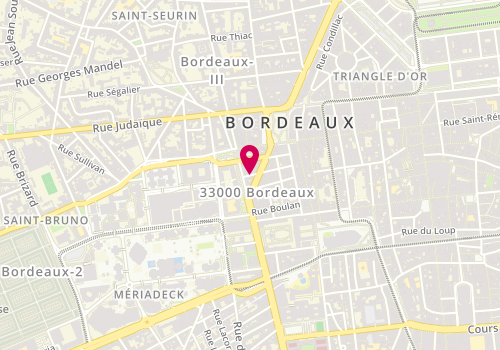 Plan de SENENT Marie Pierre, 6 Rue Louis de Foix, 33000 Bordeaux