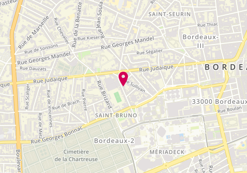 Plan de Divas Beauty Bar Luxe-Institut, 14 Rue Chauffour, 33000 Bordeaux