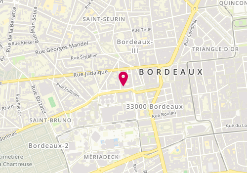 Plan de Dermka Clinik, 61 Rue Georges Bonnac, 33000 Bordeaux