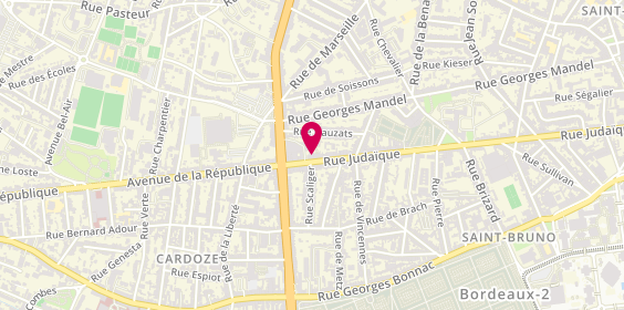 Plan de (beau)topsy, Beautopsy
255 Rue Judaïque, 33000 Bordeaux