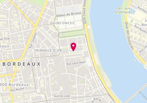 Plan de La Maison du Tui Na, 19 Cr du Chapeau-Rouge, 33000 Bordeaux