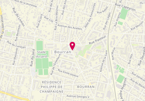 Plan de Le Clos d'Emilie, avenue de Bourranville, 33700 Mérignac
