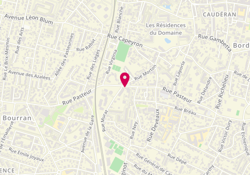 Plan de Institut Axe 2, 360 Rue Pasteur, 33200 Bordeaux