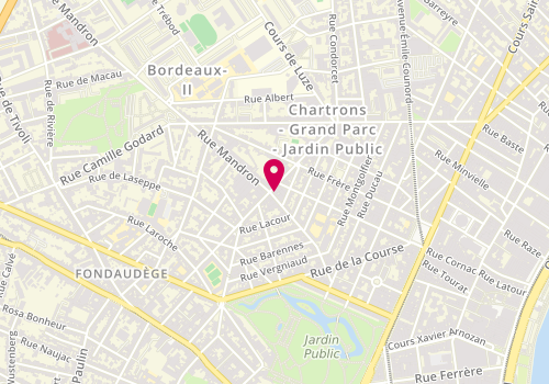 Plan de L'évasion des Sens, 54 Bis Rue Lagrange, 33000 Bordeaux