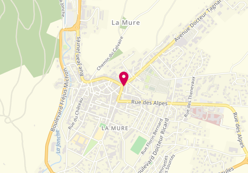 Plan de Alexiane Beaute, 3 Rue des Fossés, 38350 La Mure