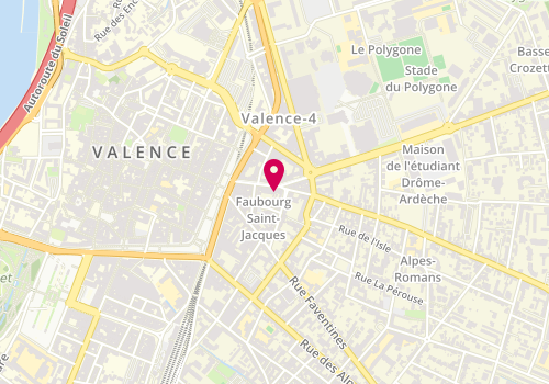 Plan de L'Institut, 30 Faubourg Saint-Jacques, 26000 Valence