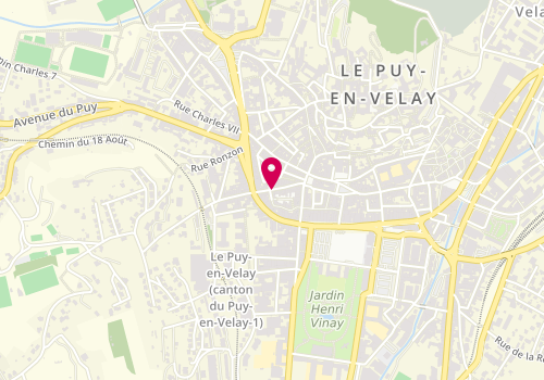 Plan de Institut Espace Beauté, 33 Rue Saint-Jacques, 43000 Le Puy-en-Velay