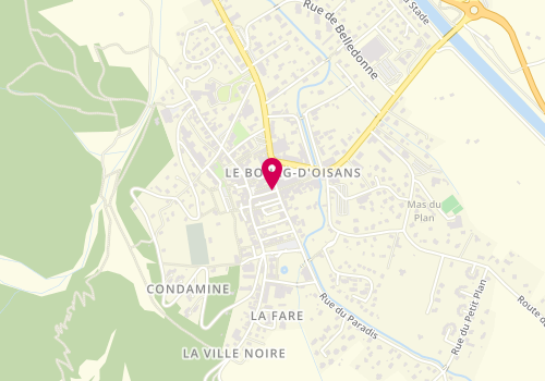 Plan de Bourg d'Oisans Massage, 6 Rue de Viennois, 38520 Le Bourg-d'Oisans